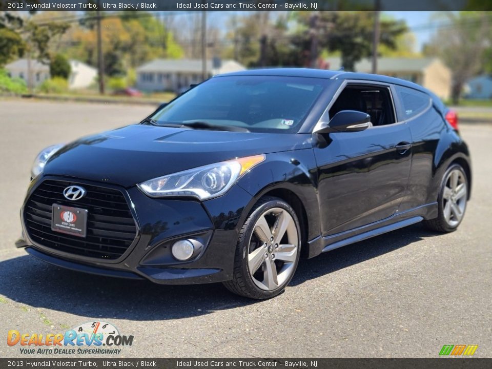 2013 Hyundai Veloster Turbo Ultra Black / Black Photo #1