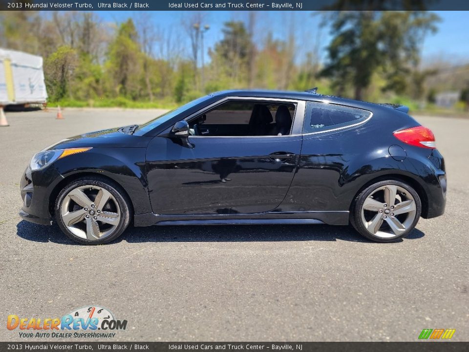 2013 Hyundai Veloster Turbo Ultra Black / Black Photo #2