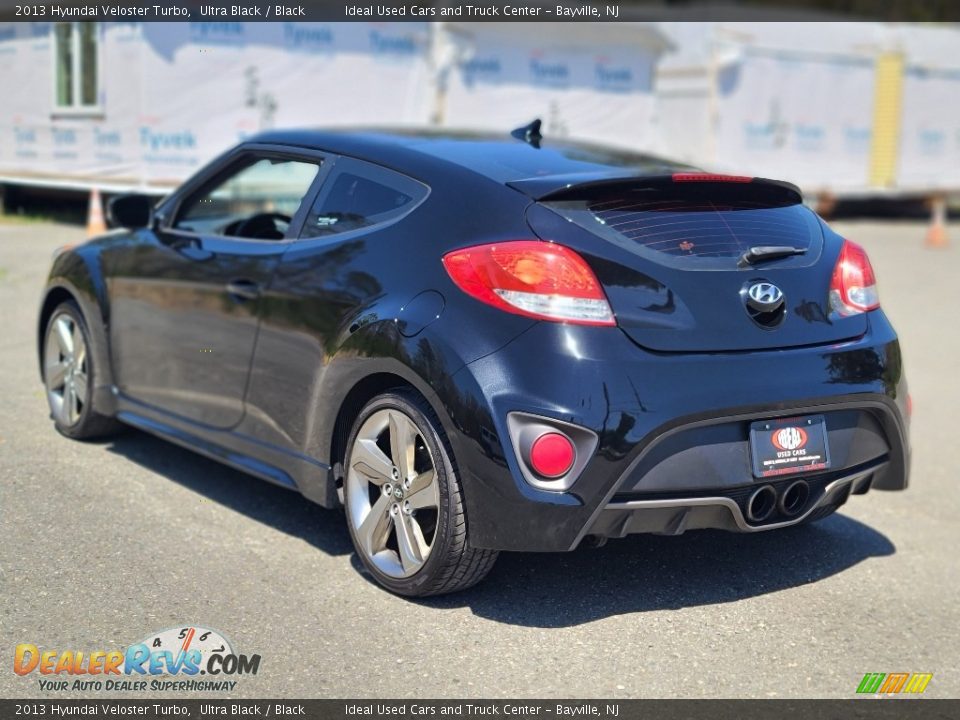 2013 Hyundai Veloster Turbo Ultra Black / Black Photo #3