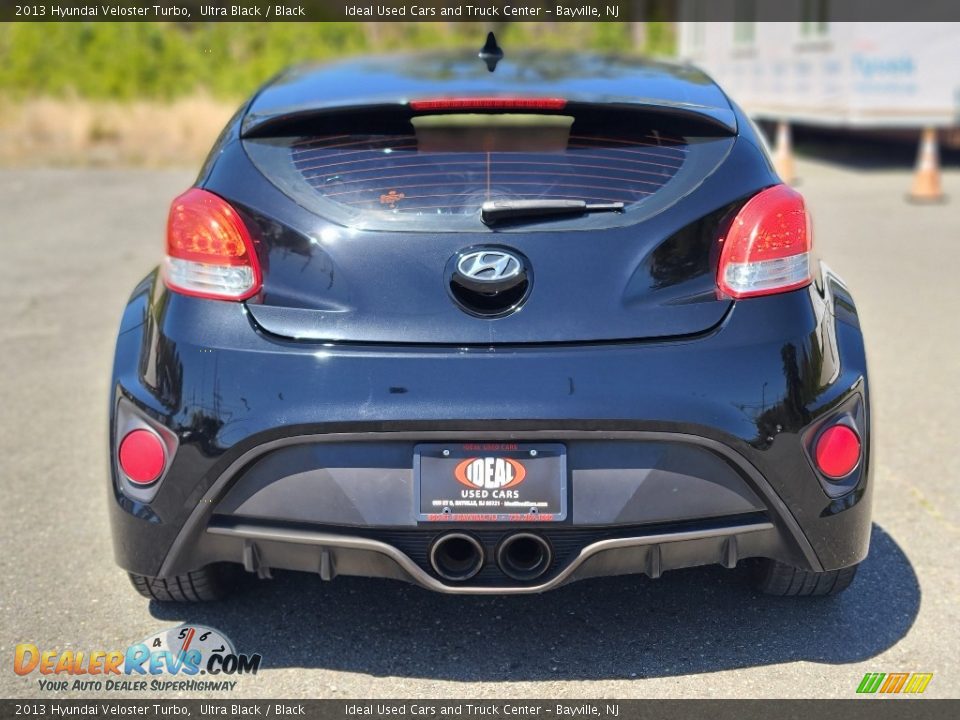 2013 Hyundai Veloster Turbo Ultra Black / Black Photo #4