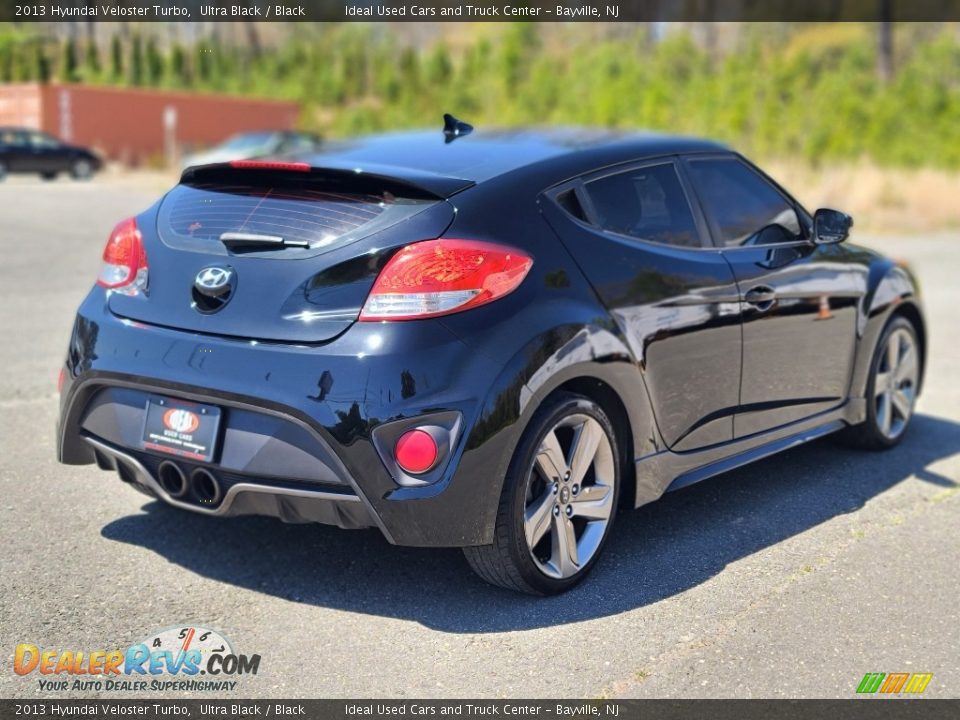 2013 Hyundai Veloster Turbo Ultra Black / Black Photo #5