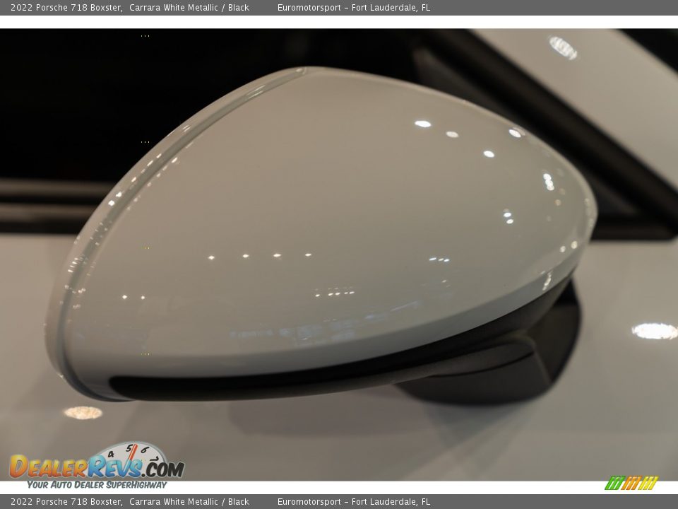 2022 Porsche 718 Boxster Carrara White Metallic / Black Photo #23