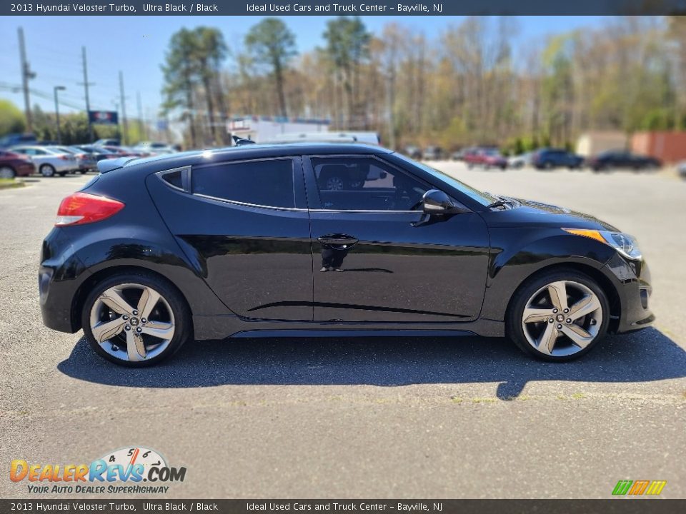 2013 Hyundai Veloster Turbo Ultra Black / Black Photo #6