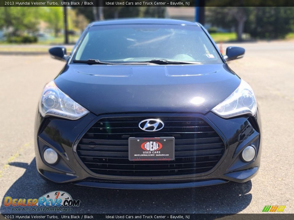 2013 Hyundai Veloster Turbo Ultra Black / Black Photo #8