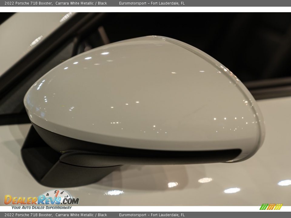 2022 Porsche 718 Boxster Carrara White Metallic / Black Photo #26