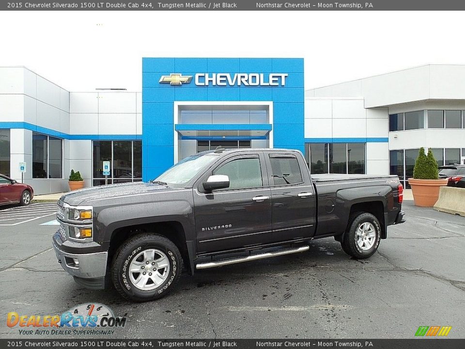 2015 Chevrolet Silverado 1500 LT Double Cab 4x4 Tungsten Metallic / Jet Black Photo #1