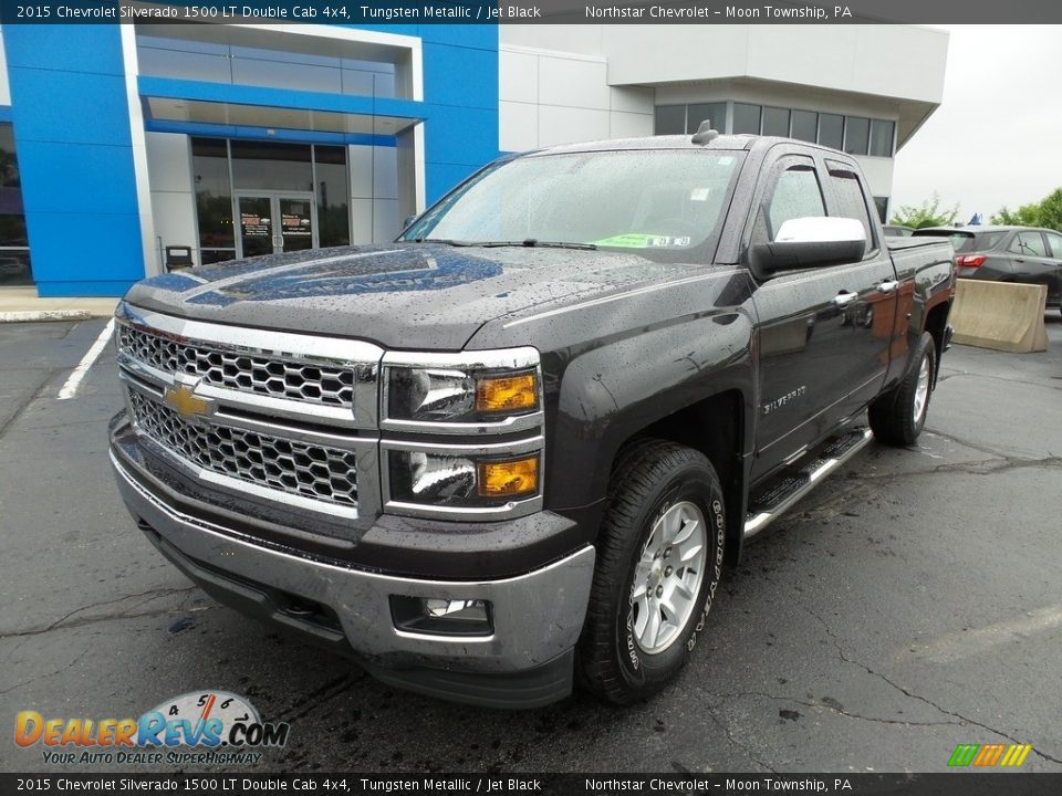 2015 Chevrolet Silverado 1500 LT Double Cab 4x4 Tungsten Metallic / Jet Black Photo #2