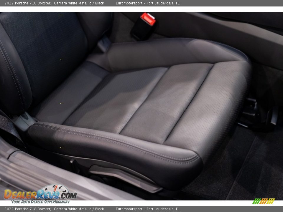 2022 Porsche 718 Boxster Carrara White Metallic / Black Photo #29