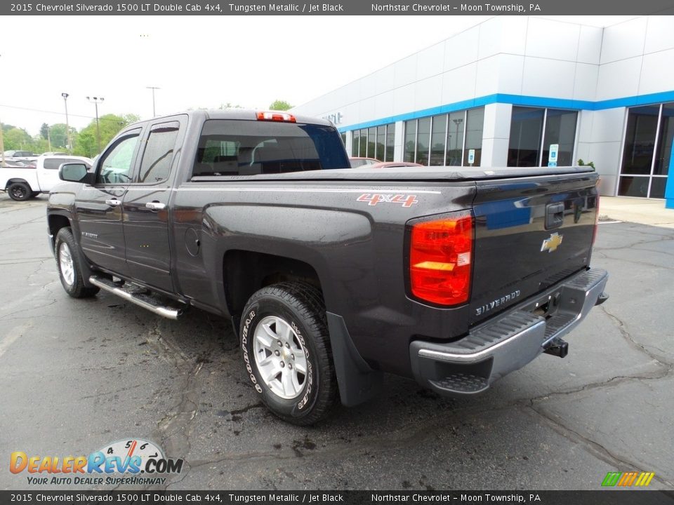 2015 Chevrolet Silverado 1500 LT Double Cab 4x4 Tungsten Metallic / Jet Black Photo #4