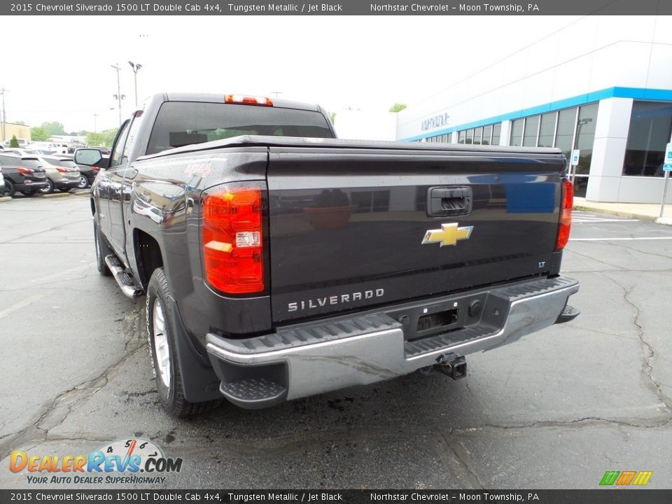 2015 Chevrolet Silverado 1500 LT Double Cab 4x4 Tungsten Metallic / Jet Black Photo #5