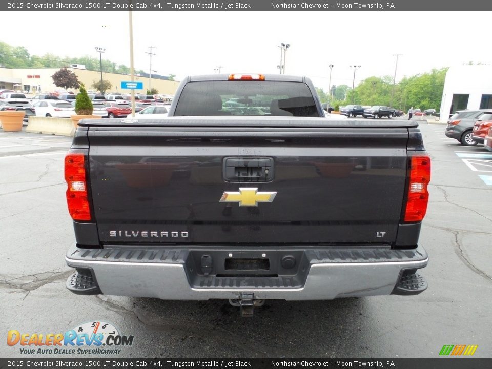 2015 Chevrolet Silverado 1500 LT Double Cab 4x4 Tungsten Metallic / Jet Black Photo #6