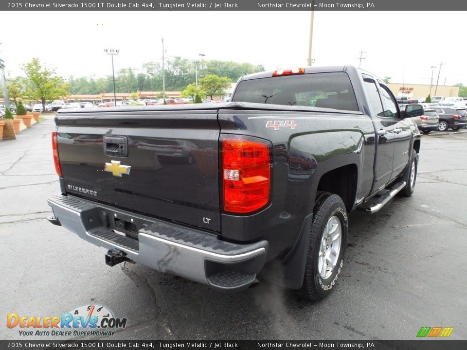 2015 Chevrolet Silverado 1500 LT Double Cab 4x4 Tungsten Metallic / Jet Black Photo #7