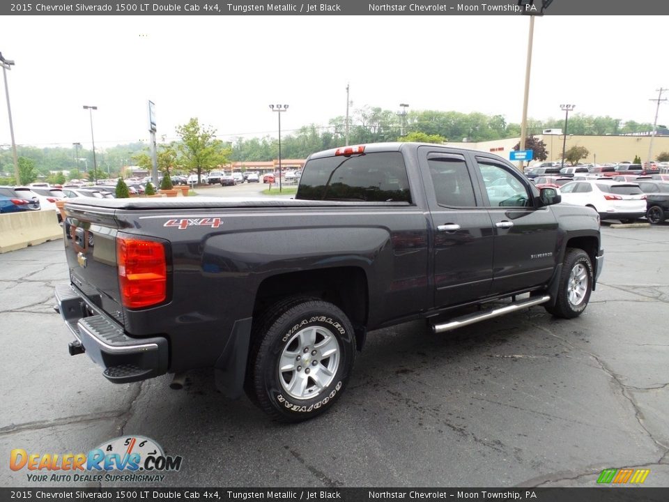 2015 Chevrolet Silverado 1500 LT Double Cab 4x4 Tungsten Metallic / Jet Black Photo #8