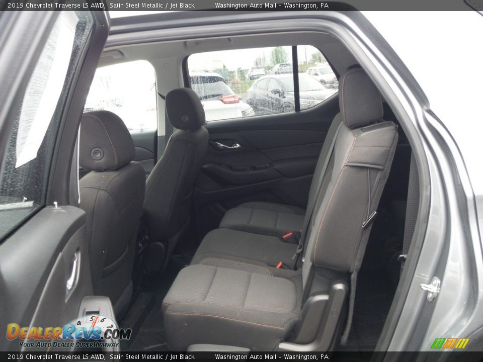 2019 Chevrolet Traverse LS AWD Satin Steel Metallic / Jet Black Photo #25