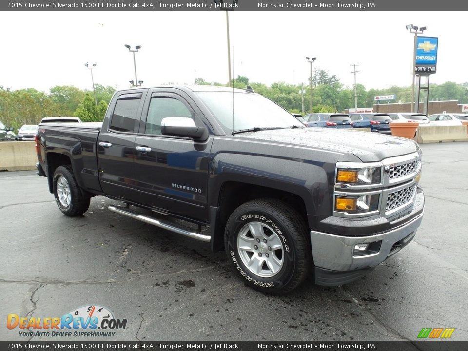 2015 Chevrolet Silverado 1500 LT Double Cab 4x4 Tungsten Metallic / Jet Black Photo #10