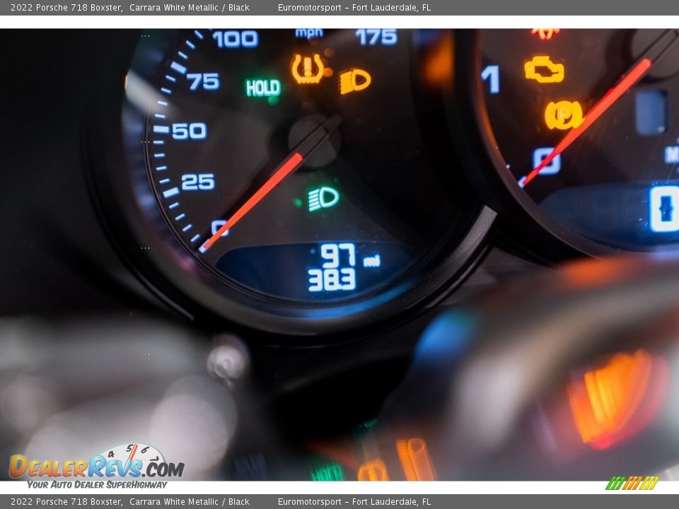 2022 Porsche 718 Boxster Carrara White Metallic / Black Photo #37