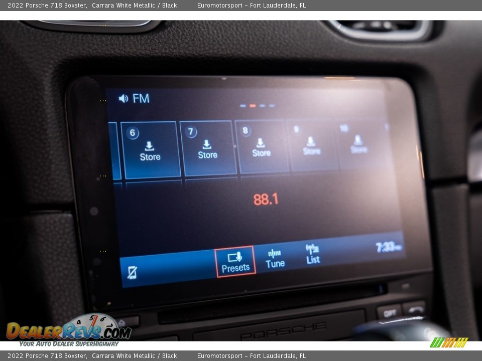 2022 Porsche 718 Boxster Carrara White Metallic / Black Photo #38