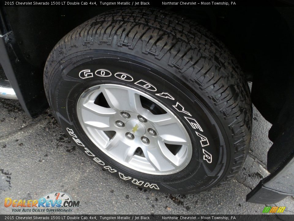 2015 Chevrolet Silverado 1500 LT Double Cab 4x4 Tungsten Metallic / Jet Black Photo #13