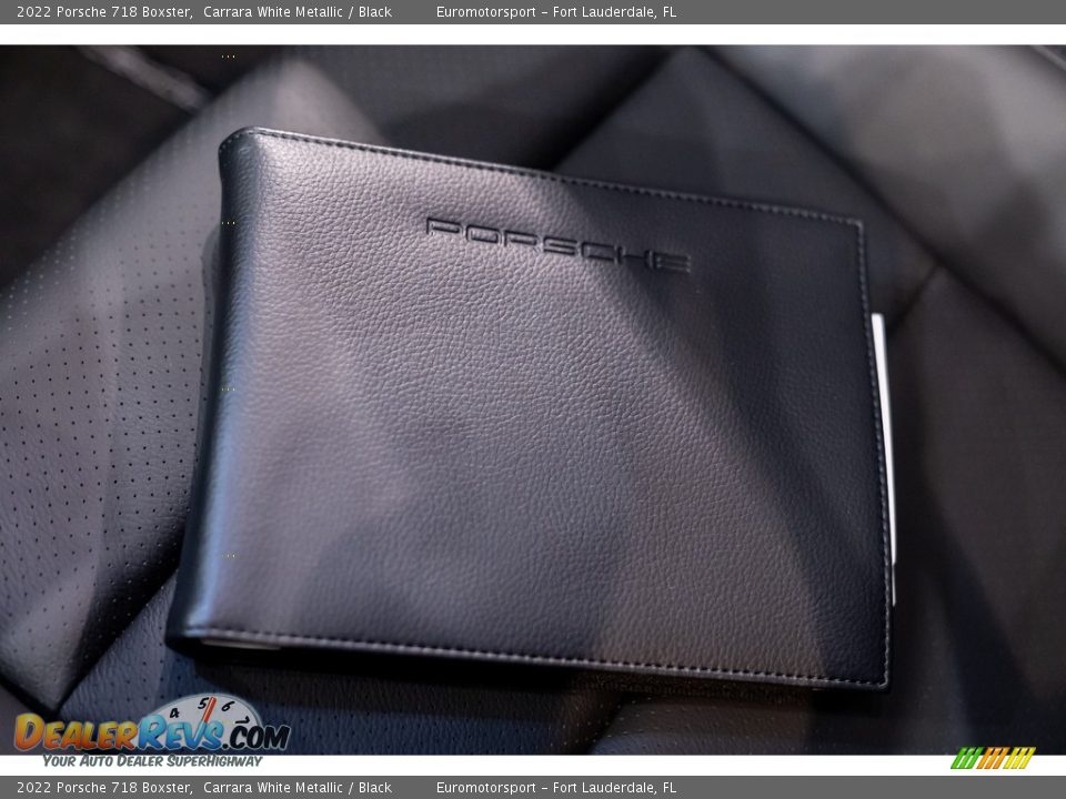 2022 Porsche 718 Boxster Carrara White Metallic / Black Photo #44