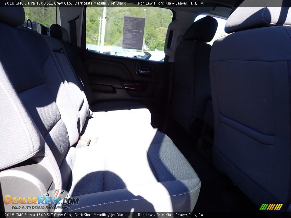 2018 GMC Sierra 1500 SLE Crew Cab Dark Slate Metallic / Jet Black Photo #10