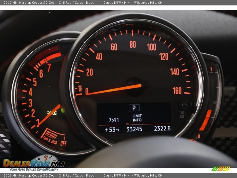 2019 Mini Hardtop Cooper S 2 Door Chili Red / Carbon Black Photo #7