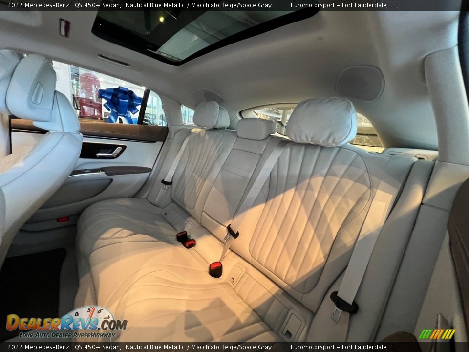 Rear Seat of 2022 Mercedes-Benz EQS 450+ Sedan Photo #2