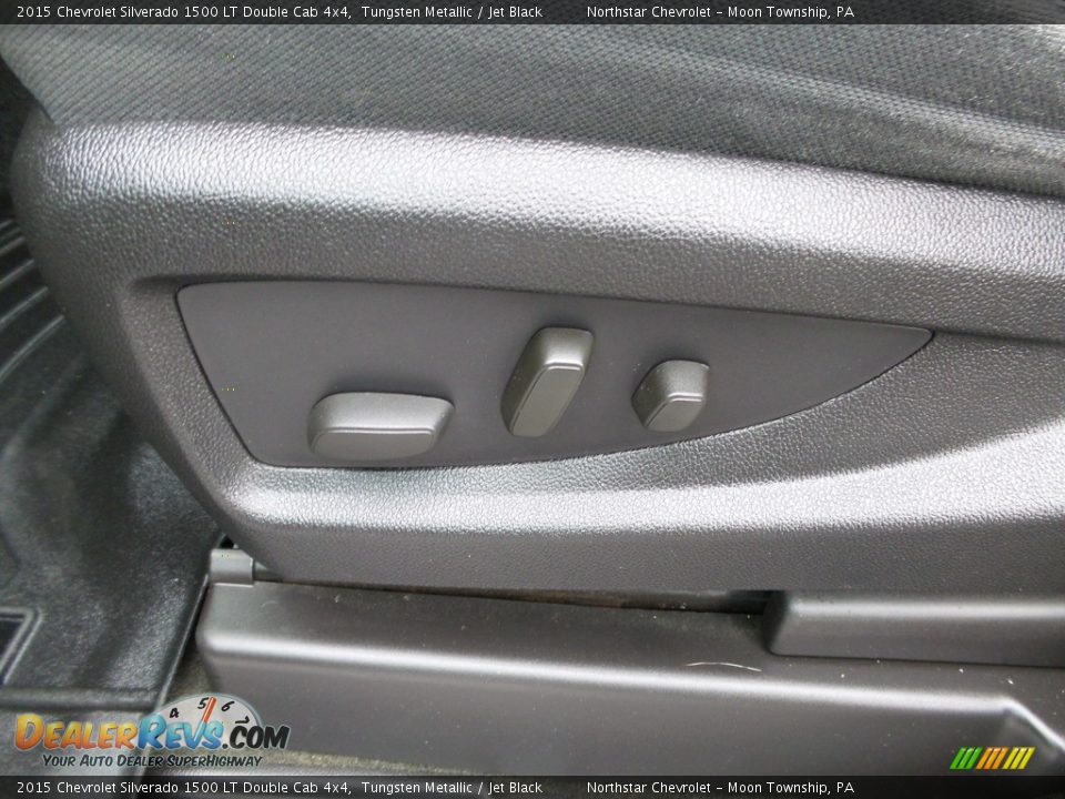 2015 Chevrolet Silverado 1500 LT Double Cab 4x4 Tungsten Metallic / Jet Black Photo #23