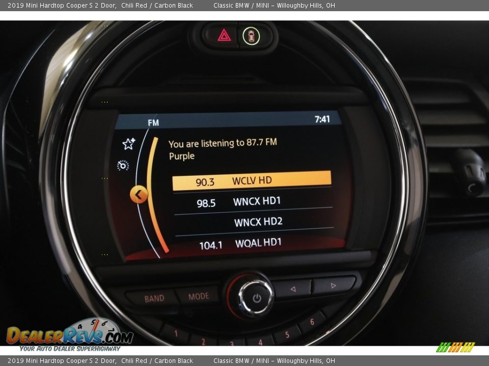 2019 Mini Hardtop Cooper S 2 Door Chili Red / Carbon Black Photo #9
