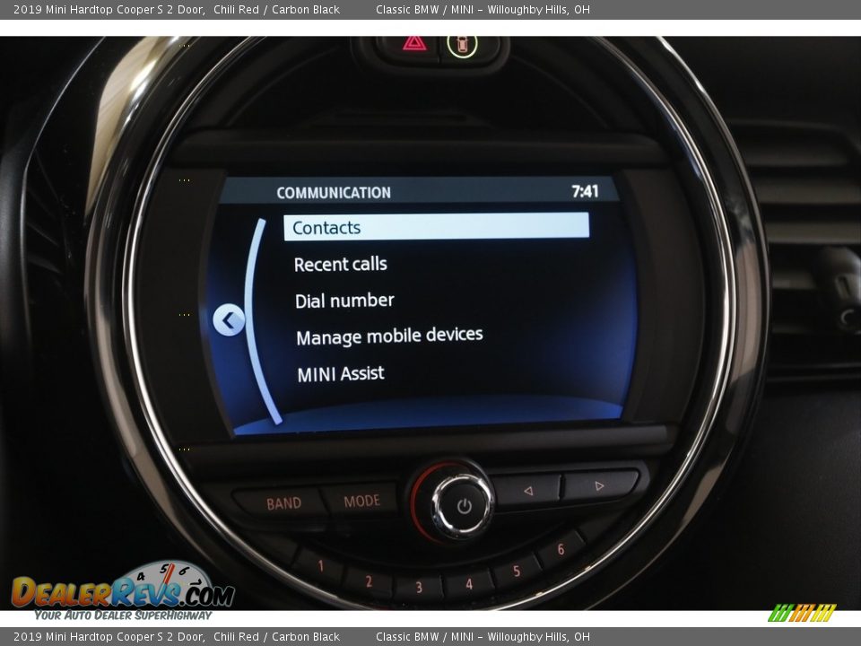 2019 Mini Hardtop Cooper S 2 Door Chili Red / Carbon Black Photo #10