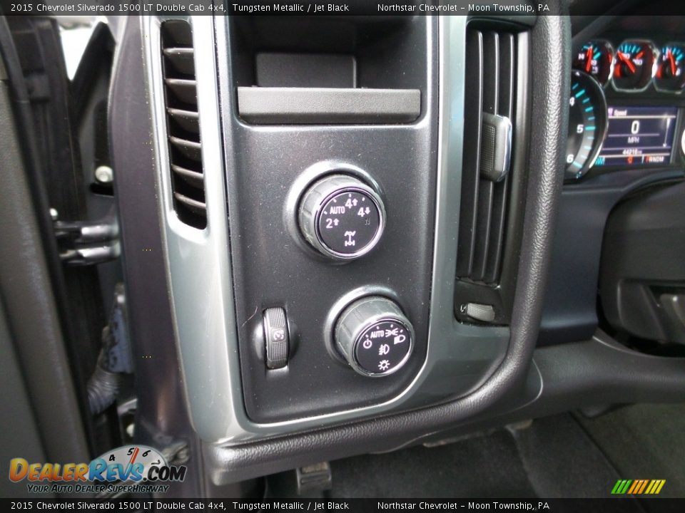 2015 Chevrolet Silverado 1500 LT Double Cab 4x4 Tungsten Metallic / Jet Black Photo #24