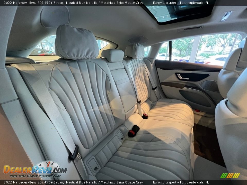 Rear Seat of 2022 Mercedes-Benz EQS 450+ Sedan Photo #4