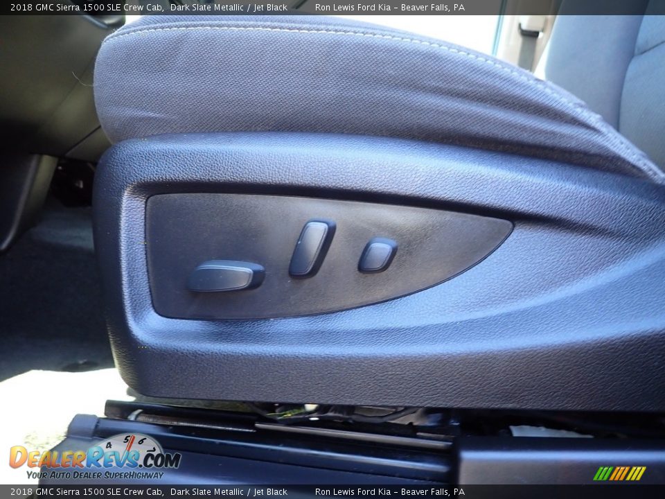 2018 GMC Sierra 1500 SLE Crew Cab Dark Slate Metallic / Jet Black Photo #19