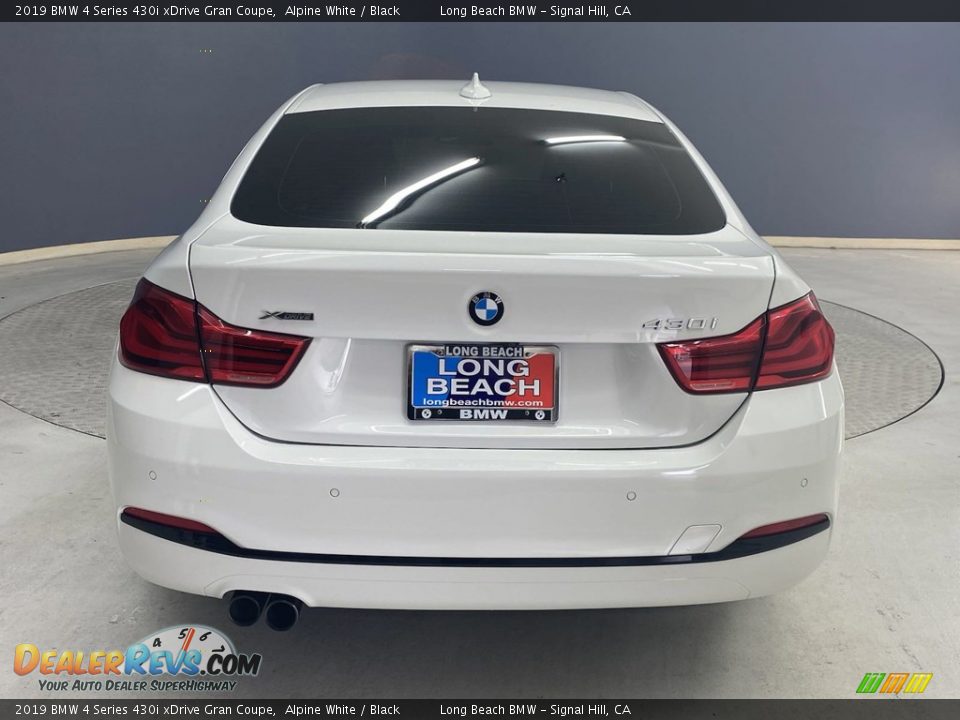 2019 BMW 4 Series 430i xDrive Gran Coupe Alpine White / Black Photo #4