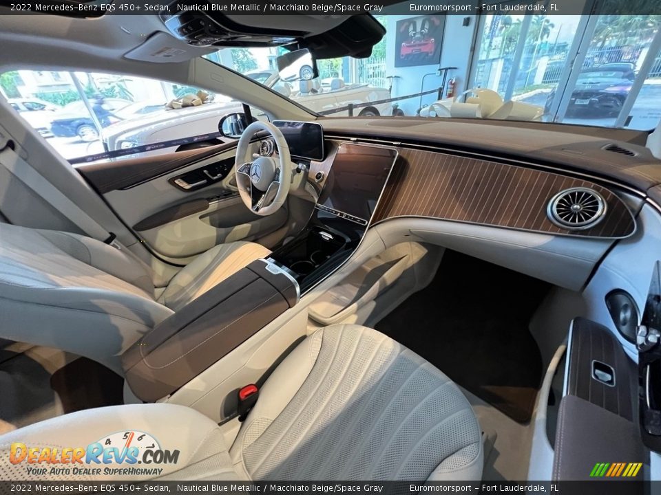 Macchiato Beige/Space Gray Interior - 2022 Mercedes-Benz EQS 450+ Sedan Photo #15