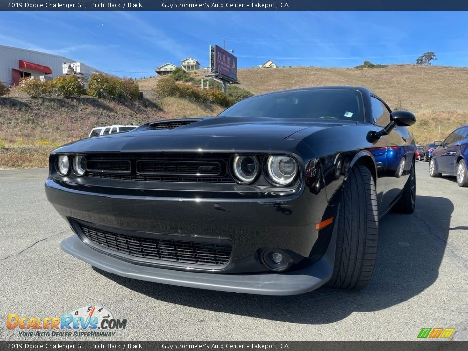 2019 Dodge Challenger GT Pitch Black / Black Photo #3