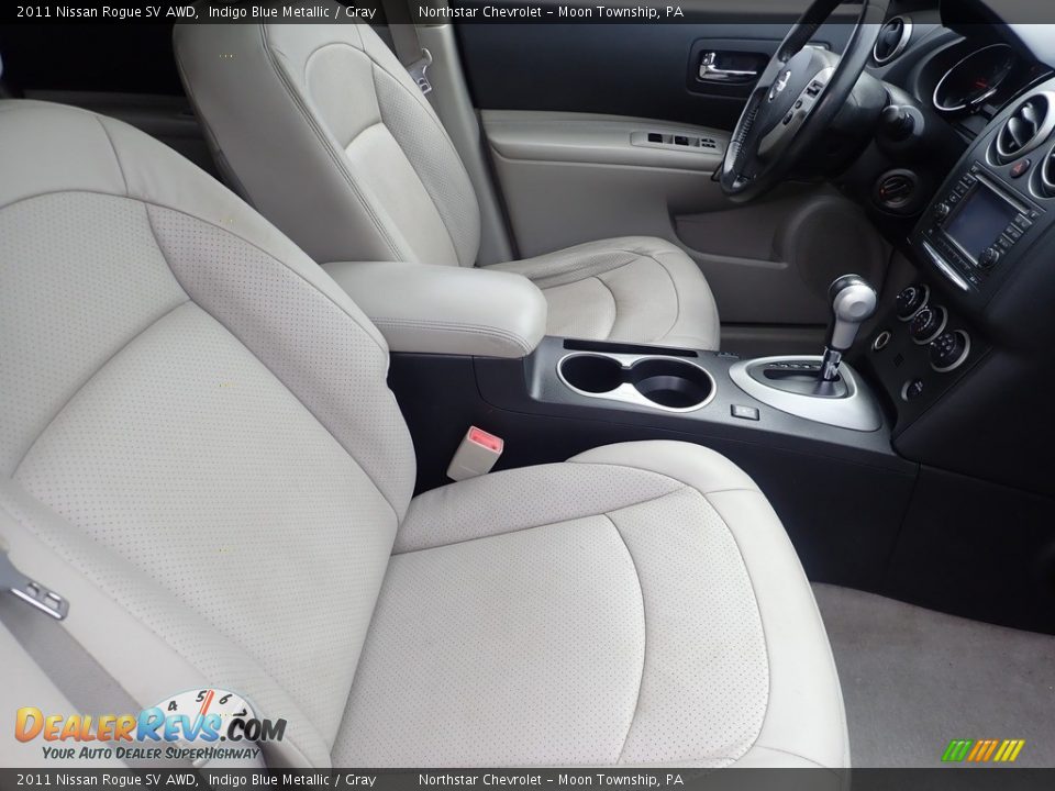 2011 Nissan Rogue SV AWD Indigo Blue Metallic / Gray Photo #10