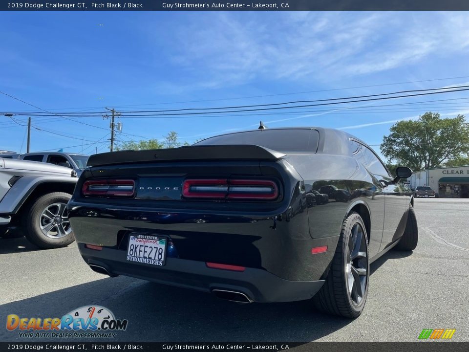 2019 Dodge Challenger GT Pitch Black / Black Photo #5