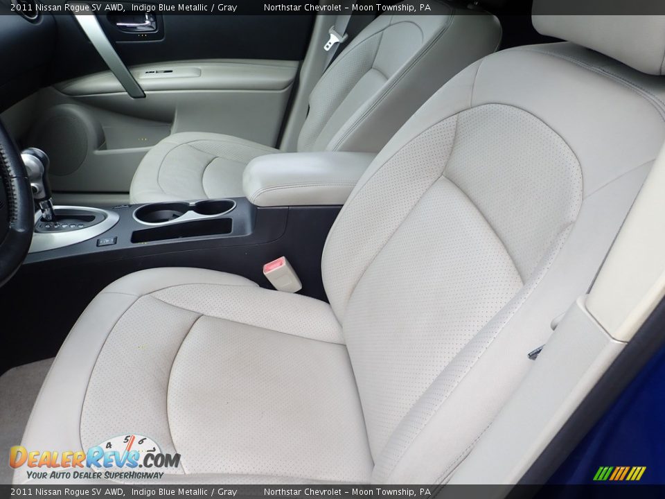 2011 Nissan Rogue SV AWD Indigo Blue Metallic / Gray Photo #13