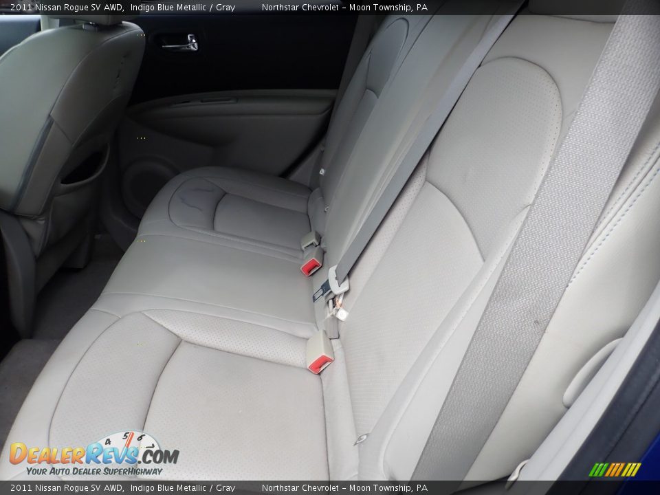 2011 Nissan Rogue SV AWD Indigo Blue Metallic / Gray Photo #14