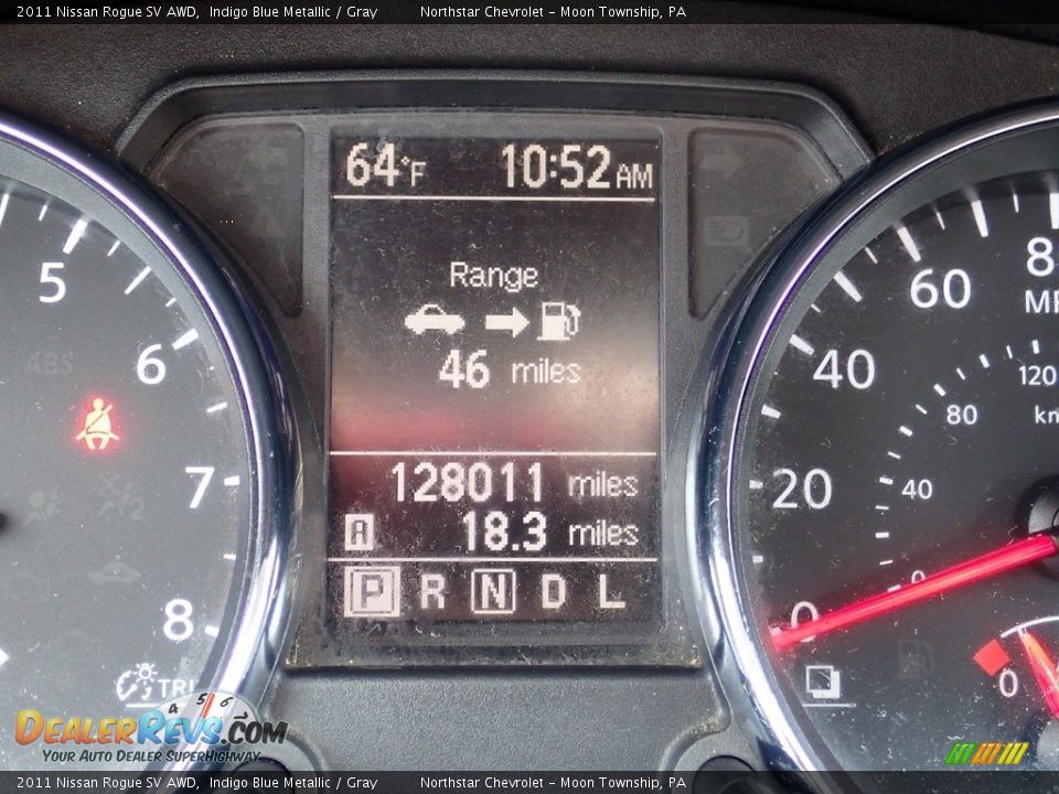 2011 Nissan Rogue SV AWD Indigo Blue Metallic / Gray Photo #20