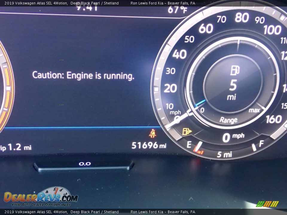 2019 Volkswagen Atlas SEL 4Motion Deep Black Pearl / Shetland Photo #19