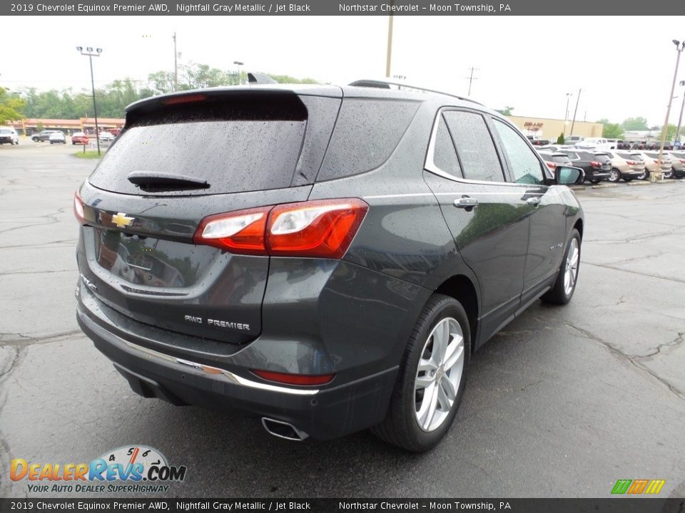 2019 Chevrolet Equinox Premier AWD Nightfall Gray Metallic / Jet Black Photo #8