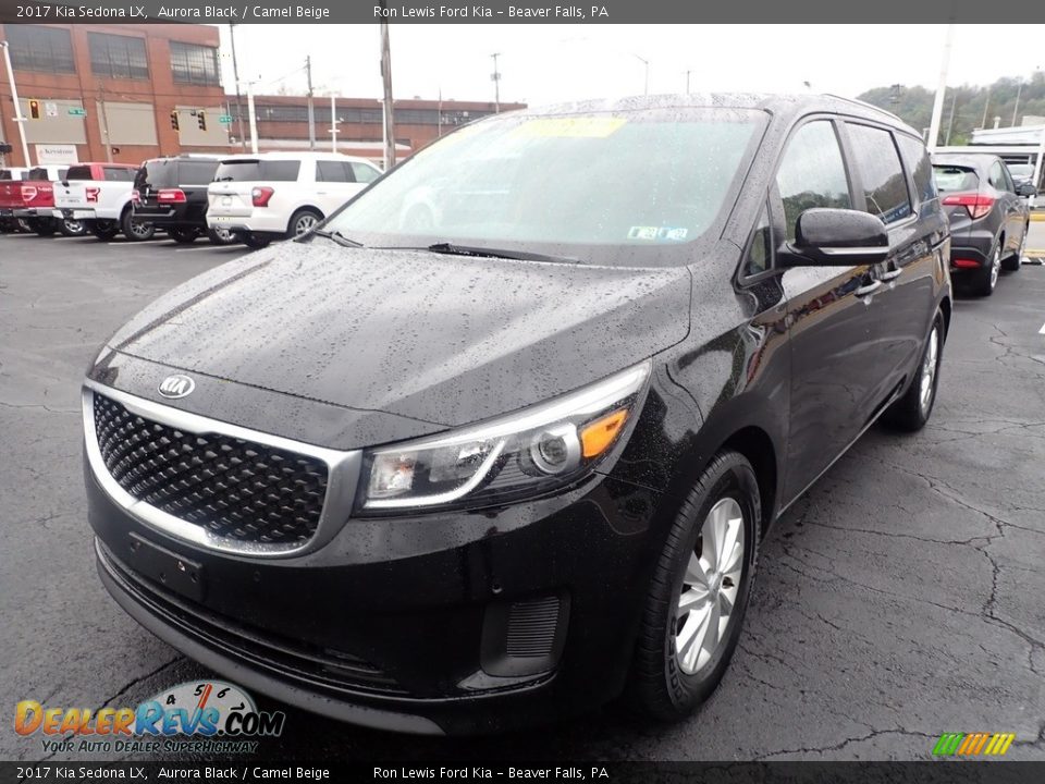 Aurora Black 2017 Kia Sedona LX Photo #4