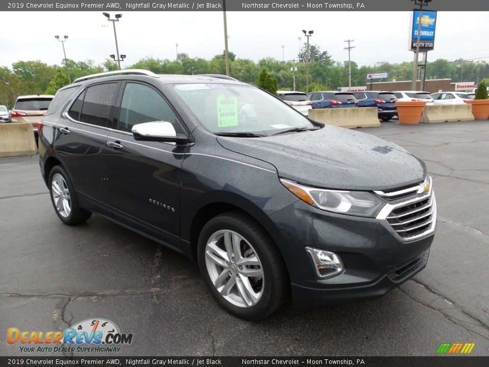 2019 Chevrolet Equinox Premier AWD Nightfall Gray Metallic / Jet Black Photo #11