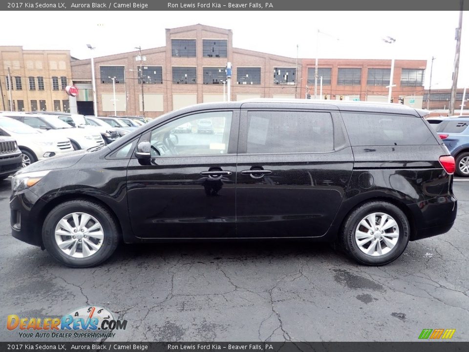 Aurora Black 2017 Kia Sedona LX Photo #5