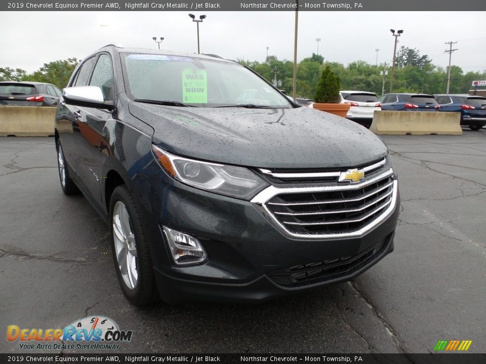 2019 Chevrolet Equinox Premier AWD Nightfall Gray Metallic / Jet Black Photo #12