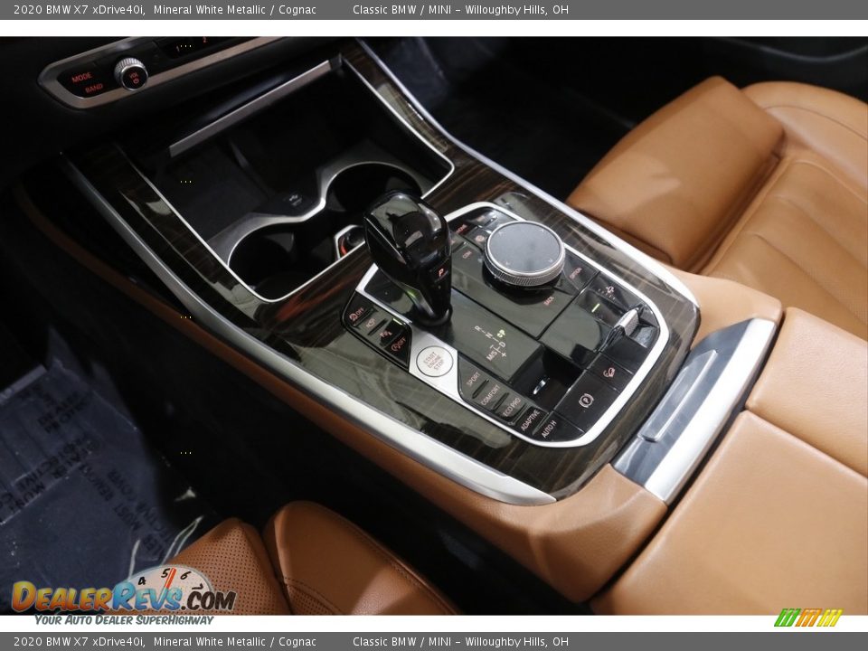 2020 BMW X7 xDrive40i Mineral White Metallic / Cognac Photo #16