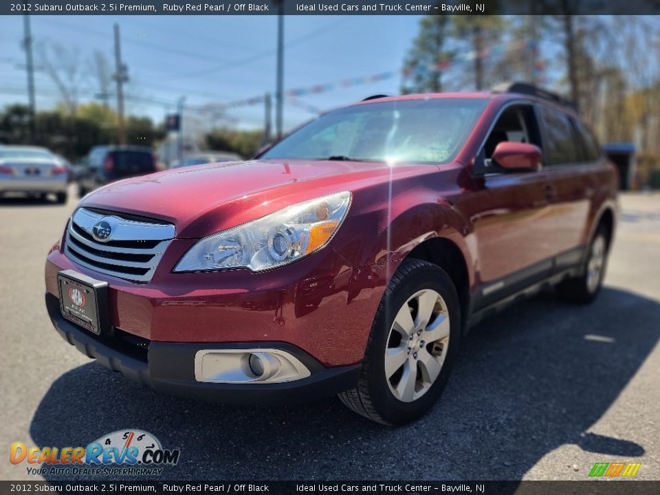 2012 Subaru Outback 2.5i Premium Ruby Red Pearl / Off Black Photo #1