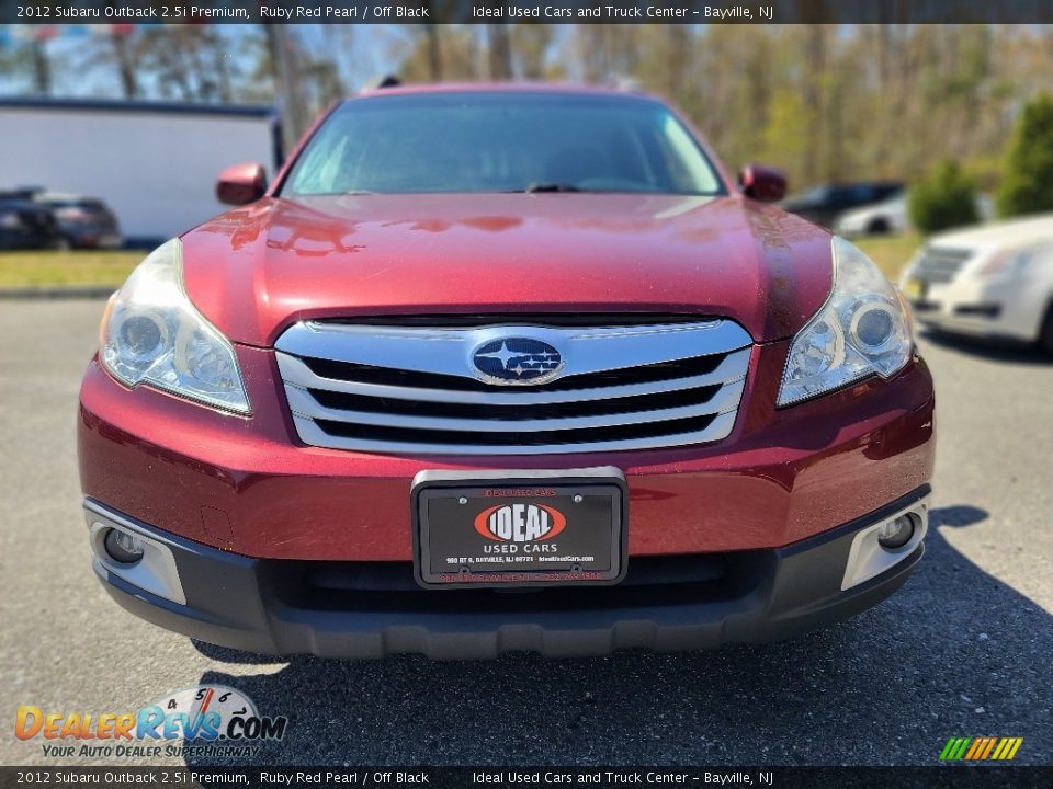 2012 Subaru Outback 2.5i Premium Ruby Red Pearl / Off Black Photo #2