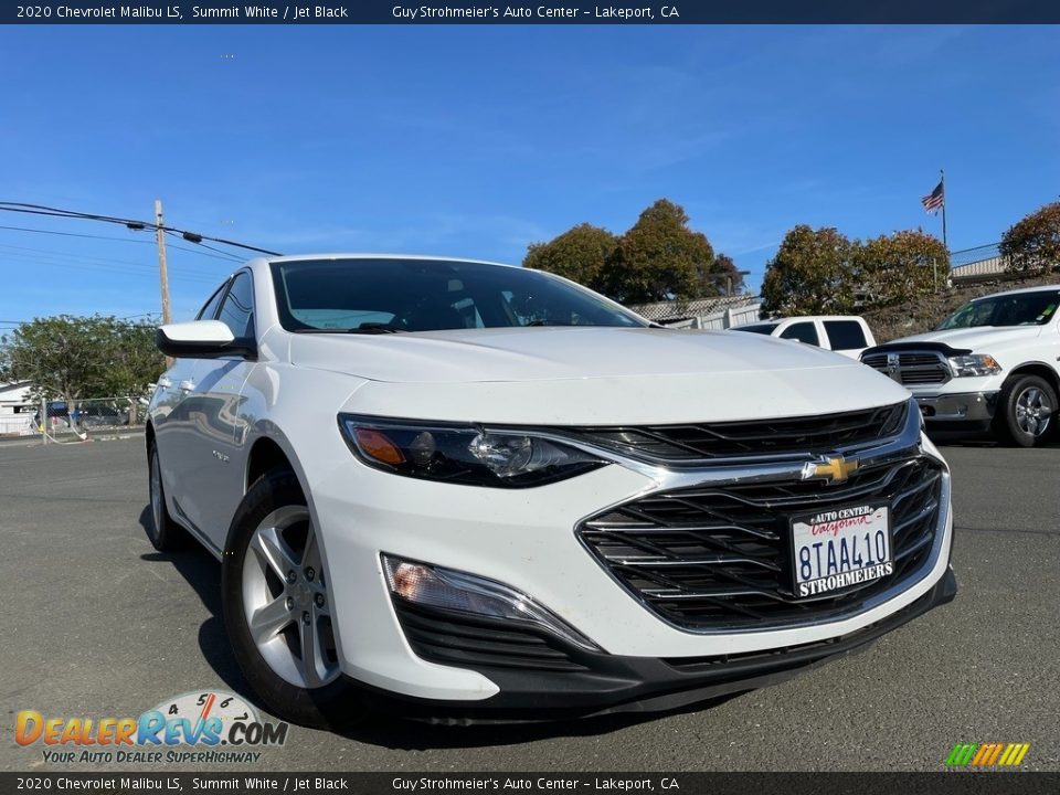 2020 Chevrolet Malibu LS Summit White / Jet Black Photo #1